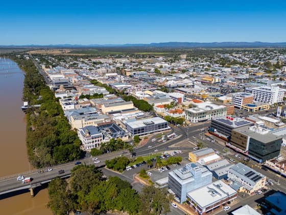 Rockhampton city aerial